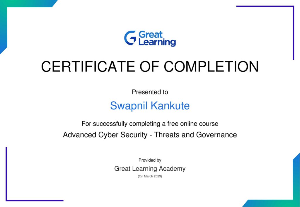 Advanced Cyber Security - Threats and Governance Swapnil_Kankute20230318-63-1r3nv2z