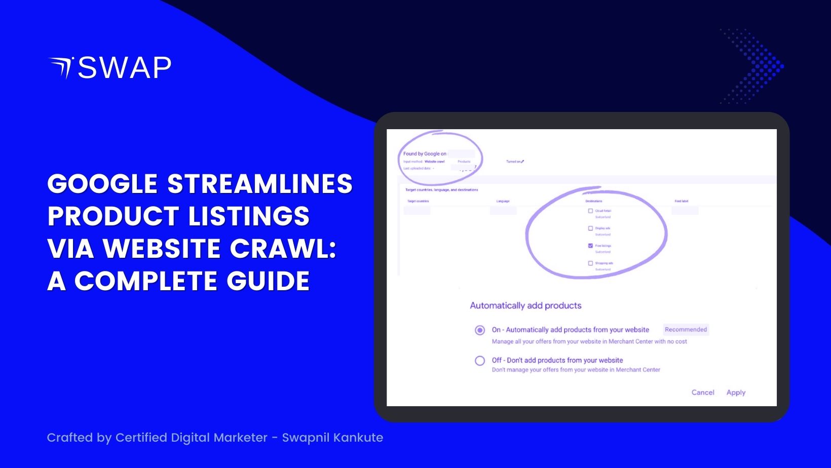 Google Streamlines Product Listings via Website Crawl: A Complete Guide
