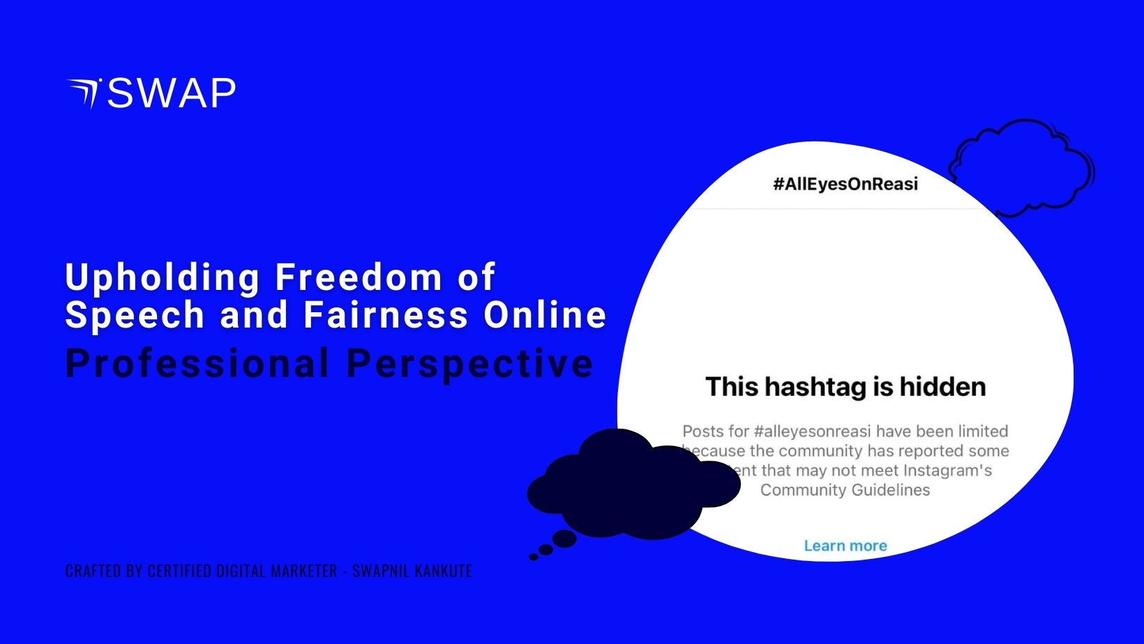 Upholding Freedom of Speech and Fairness Online : Professional Perspective